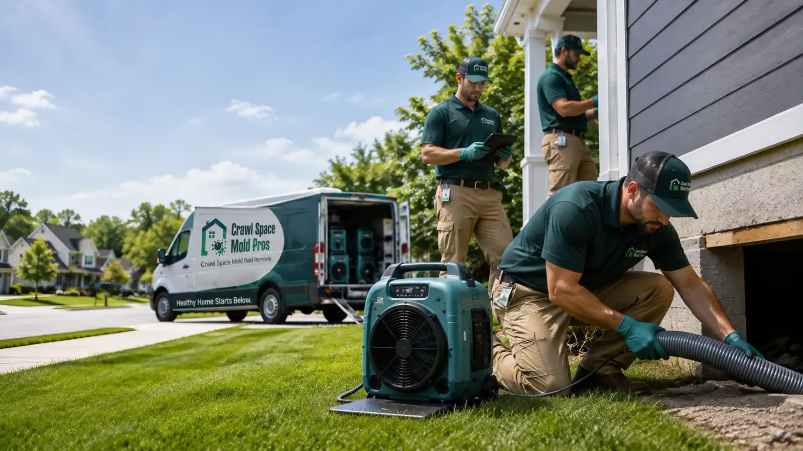 Crawl Space Mold Removal in Toledo, IA